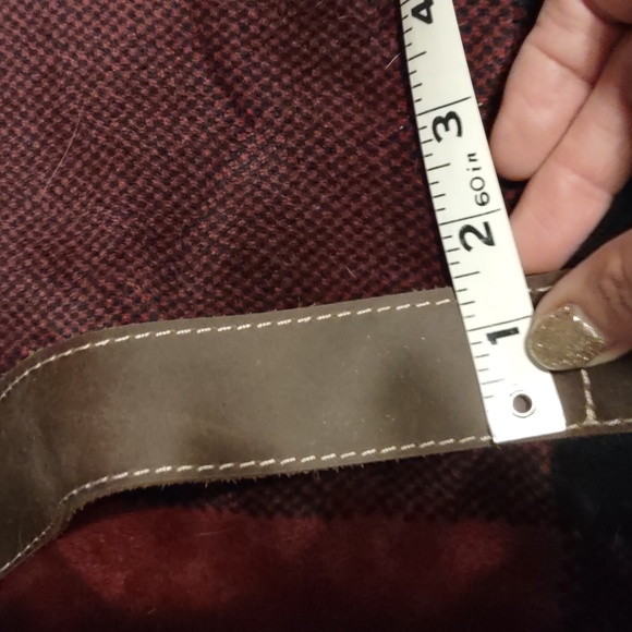 Turkey Creek Designs. Hand Made in Texas. Leather/fur/ fringe bag. - Picture 10 of 15